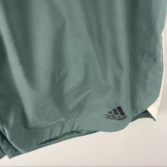 Adidas mens athletic shorts green sz L - Picture 4 of 6
